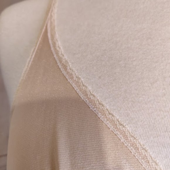 Vintage Vassarette Champagne Slip Dress - Picture 8 of 13